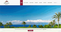 Desktop Screenshot of abamagolf.com
